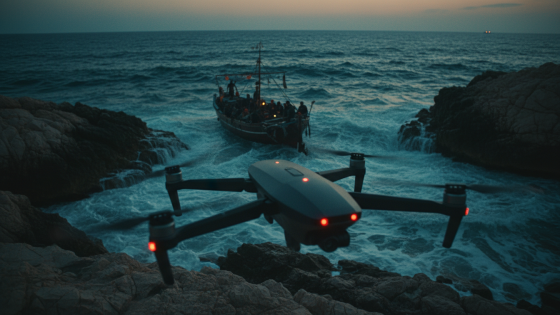 حرب ‘الدرونات’ فوق مياه المتوسط.. حين تصبح مأساة ‘الحراكة’ ساحة لاستعراض التكنولوجيا المهربة