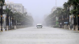 مدينة الحسيمة: أمطار ورياح عاصفية