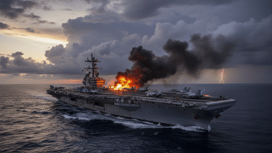جحيم في البحر الأحمر: أنباء عن ضربة موجعة لحاملة طائرات أمريكية ومخاوف من حرب شاملة