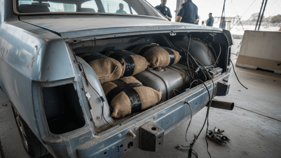 إحباط محاولة تهريب 34 كيلوغراماً من الحشيش بمعبر باب سبتة