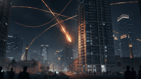 صواريخ إيران.. إصابة مبنى القنصل الأمريكي بإسرائيل