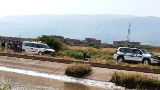 قناة مائية تخطف حياة طفل لا يتجاوز عقده الثالث عشر