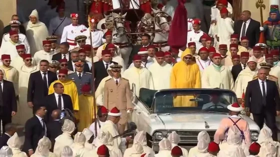 الملك محمد السادس يترأس حفل الولاء بالقصر الملكي بتطوان